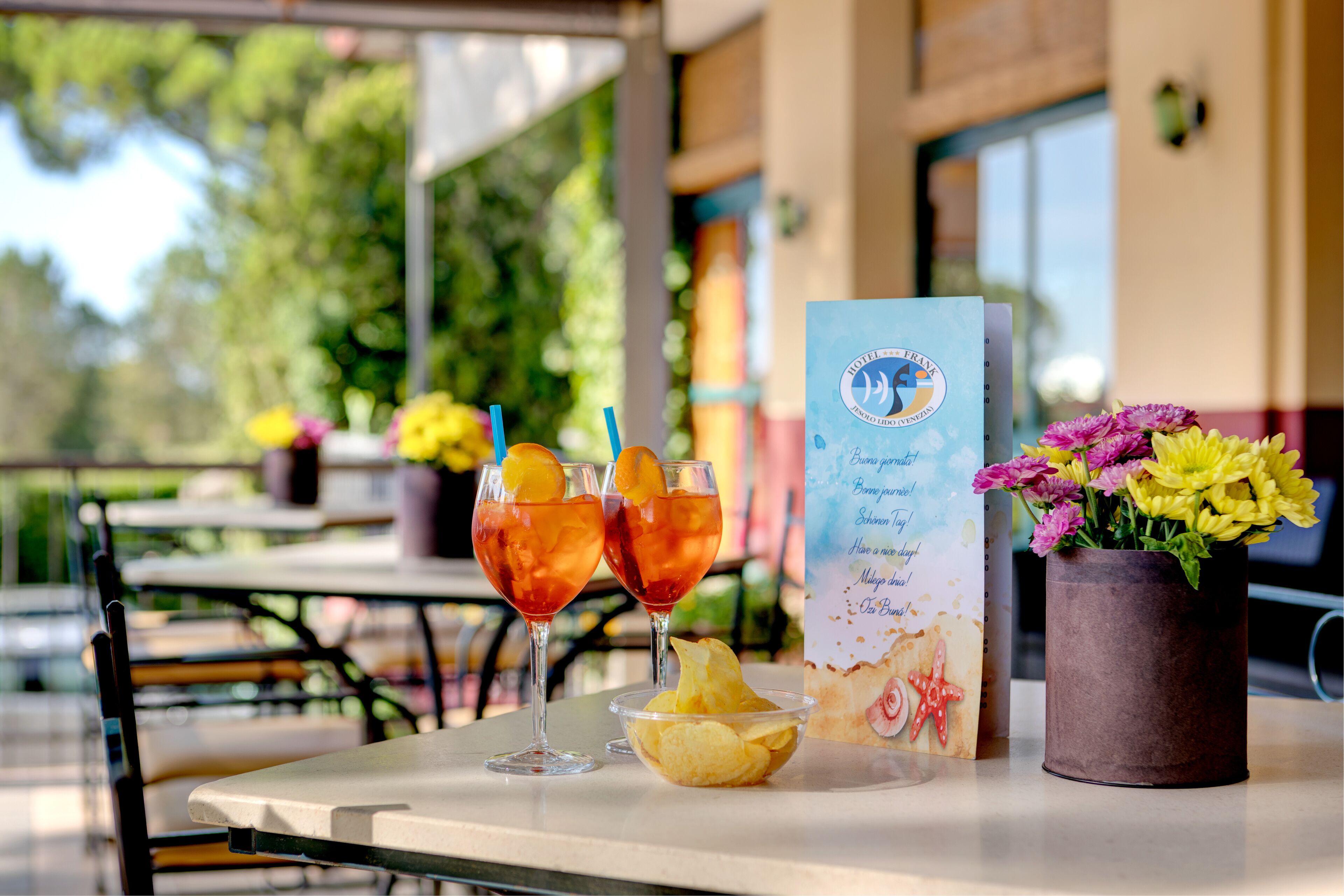 breakfast, lunch and dinner served