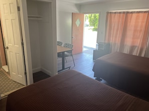 Blackout drapes, iron/ironing board, free WiFi, bed sheets
