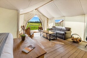 View from room - Under Canvas West Yellowstone (West Yellowstone)