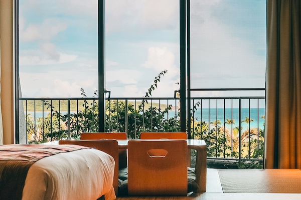 Ocean Wing Japanese and Western Style Twin Room, 2F, Non Smoking, Garden View | View from room