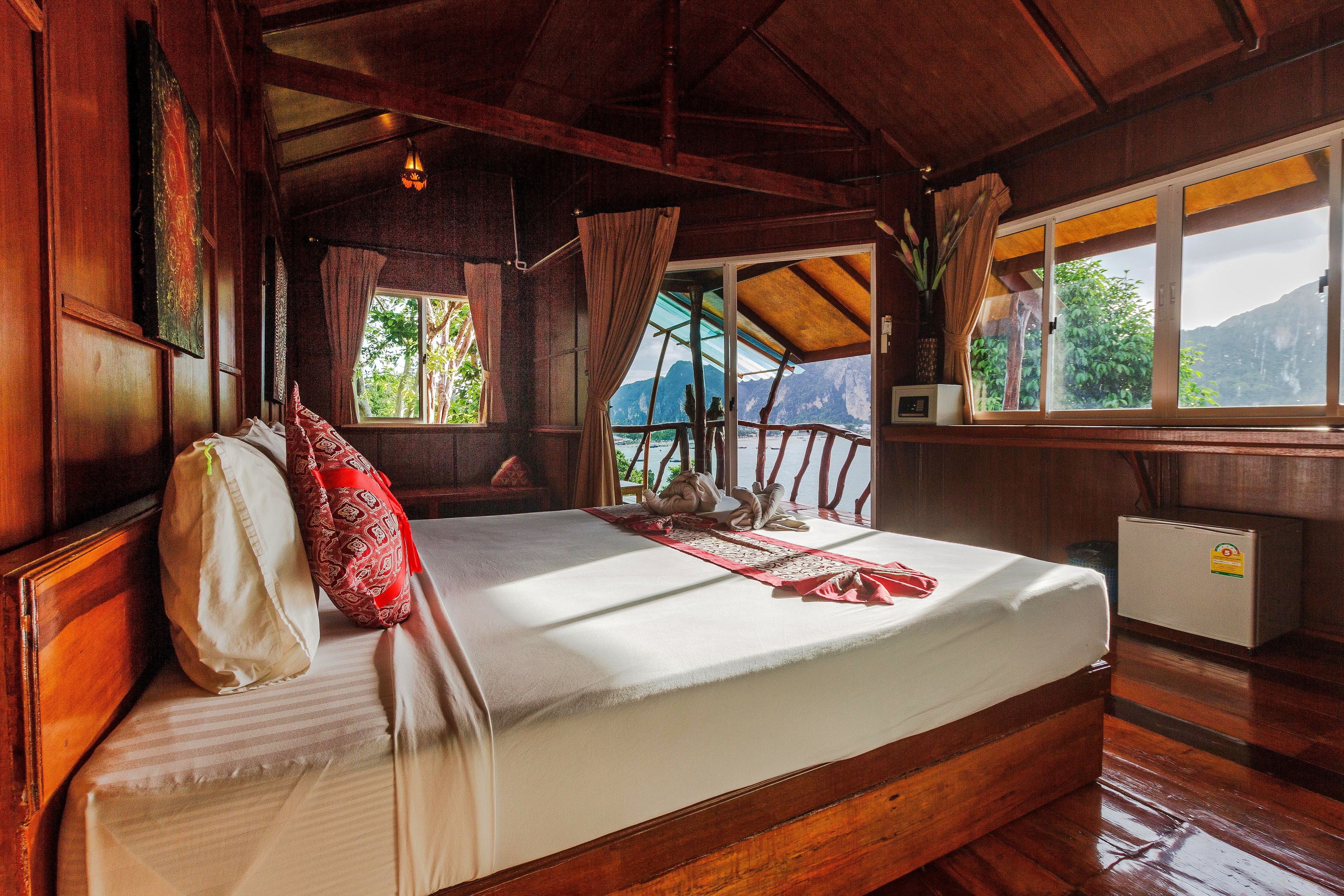 Deluxe-bungalow, merinäköala