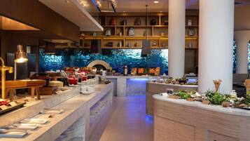 Daily buffet breakfast for a fee