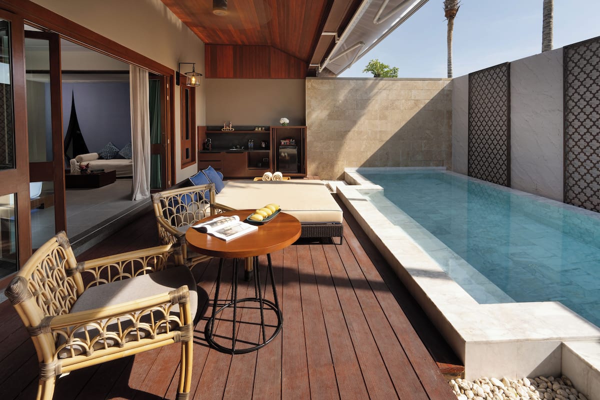 Hideaway Suite, Private Pool, 1 King Bed | Balcony view