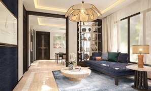 Villa, 1 Bedroom, Private Pool | Living area | 40-inch LCD TV with digital channels, TV, table tennis - Avista Hideaway Phuket Patong - MGallery (Patong)