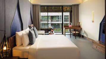 Deluxe Room, Pool View, 1 King Bed & 1 Sofa Bed | View from room