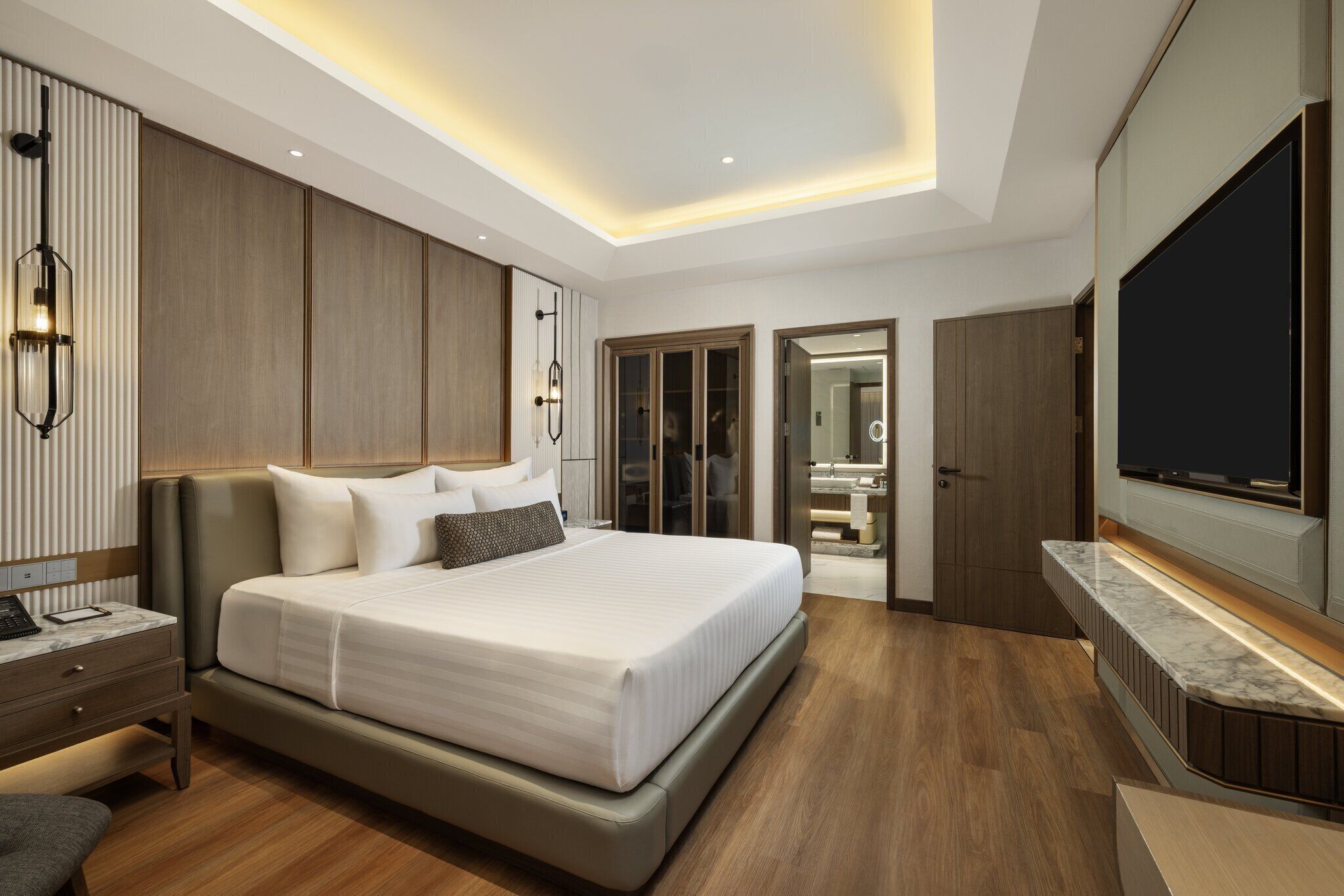 Executive-Suite | Hochwertige Bettwaren, Minibar, Zimmersafe, Schreibtisch