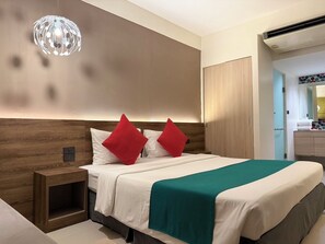 Minibar, in-room safe, desk, laptop workspace - The Viridian Resort (Patong)