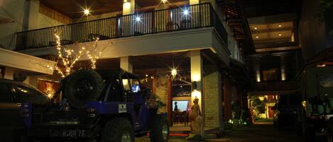 Front of property - evening/night