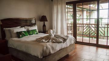 1 chambre, literie de qualité supérieure, couette en duvet d'oie