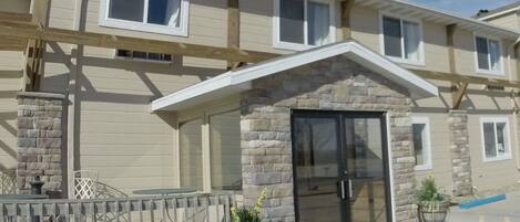 Fassade der Unterkunft