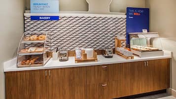 Free daily on-the-go breakfast