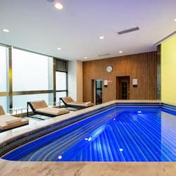 Indoor pool, outdoor pool