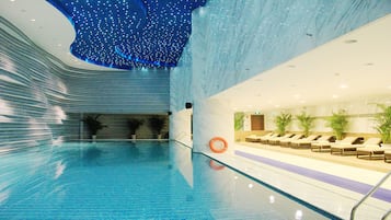 Indoor pool, outdoor pool