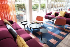 Sitteområde i lobbyen