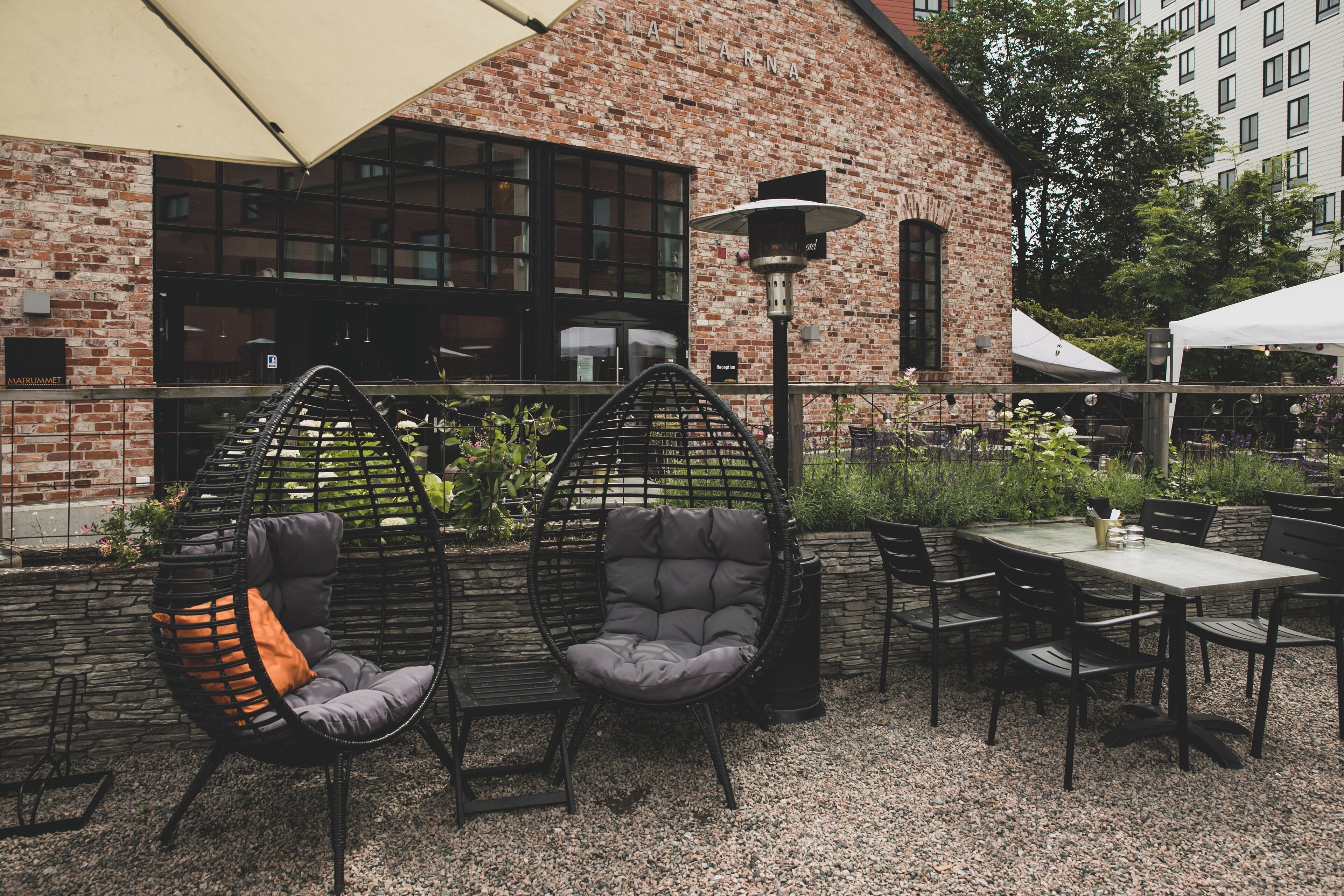 Udendørs spisemuligheder