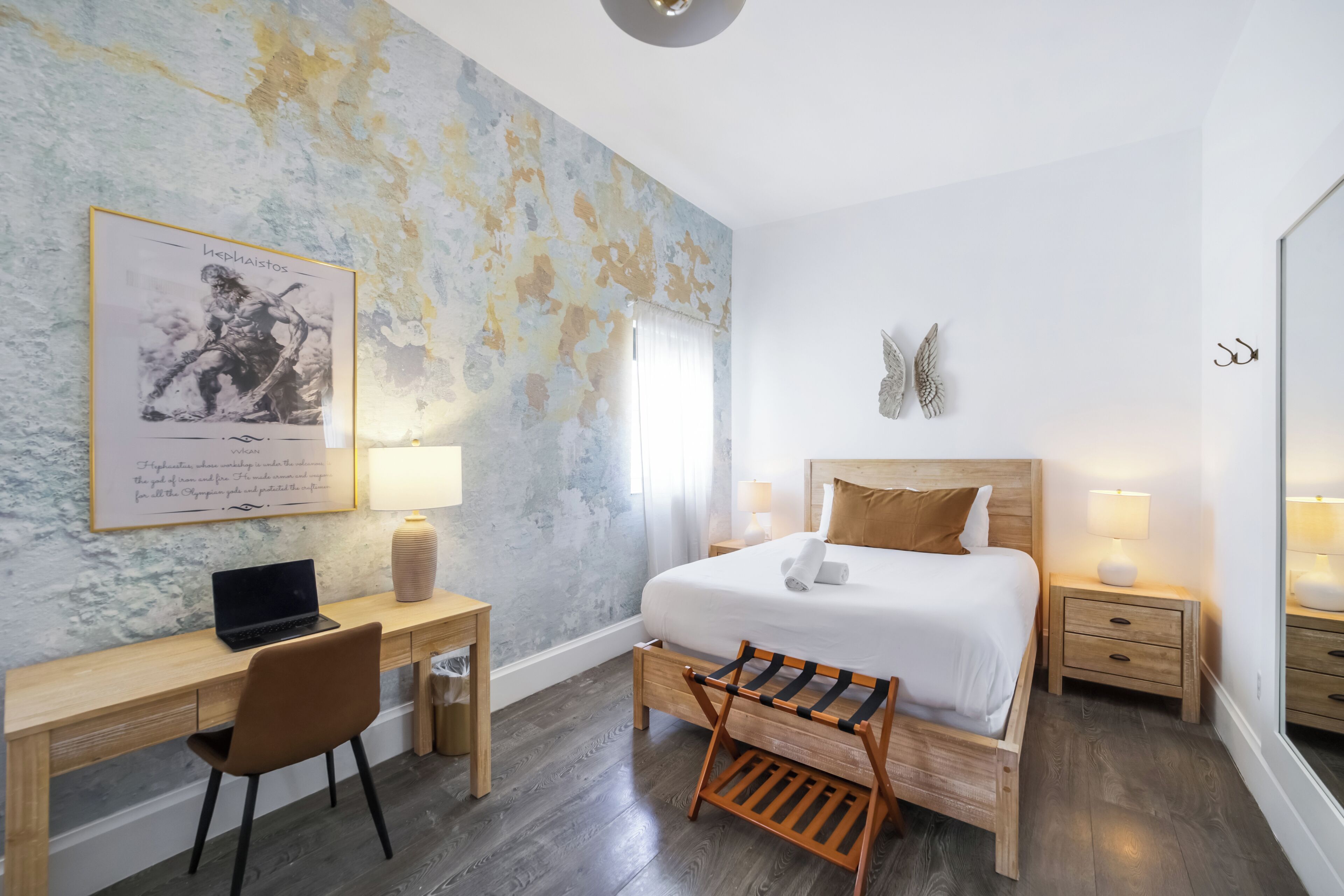 Double Room, 2 Queen Beds (Self check-in) | Pillowtop beds, in-room safe, individually decorated