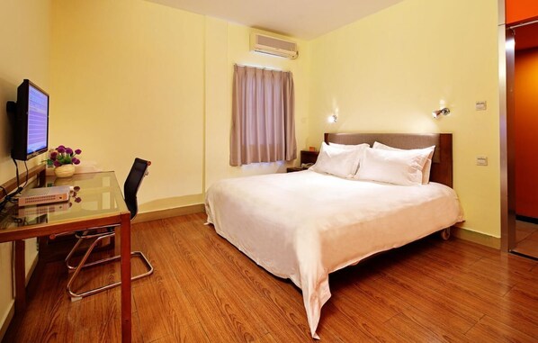 In-room safe, desk, blackout curtains, iron/ironing board