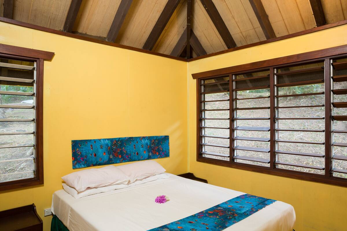 Two Bedroom Beachfront Bure  | 1 bedroom, in-room safe, desk, iron/ironing board (on request)