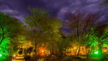 Front of property – evening/night