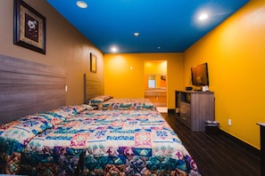 Standard Room, 2 Queen Beds | Desk, free WiFi