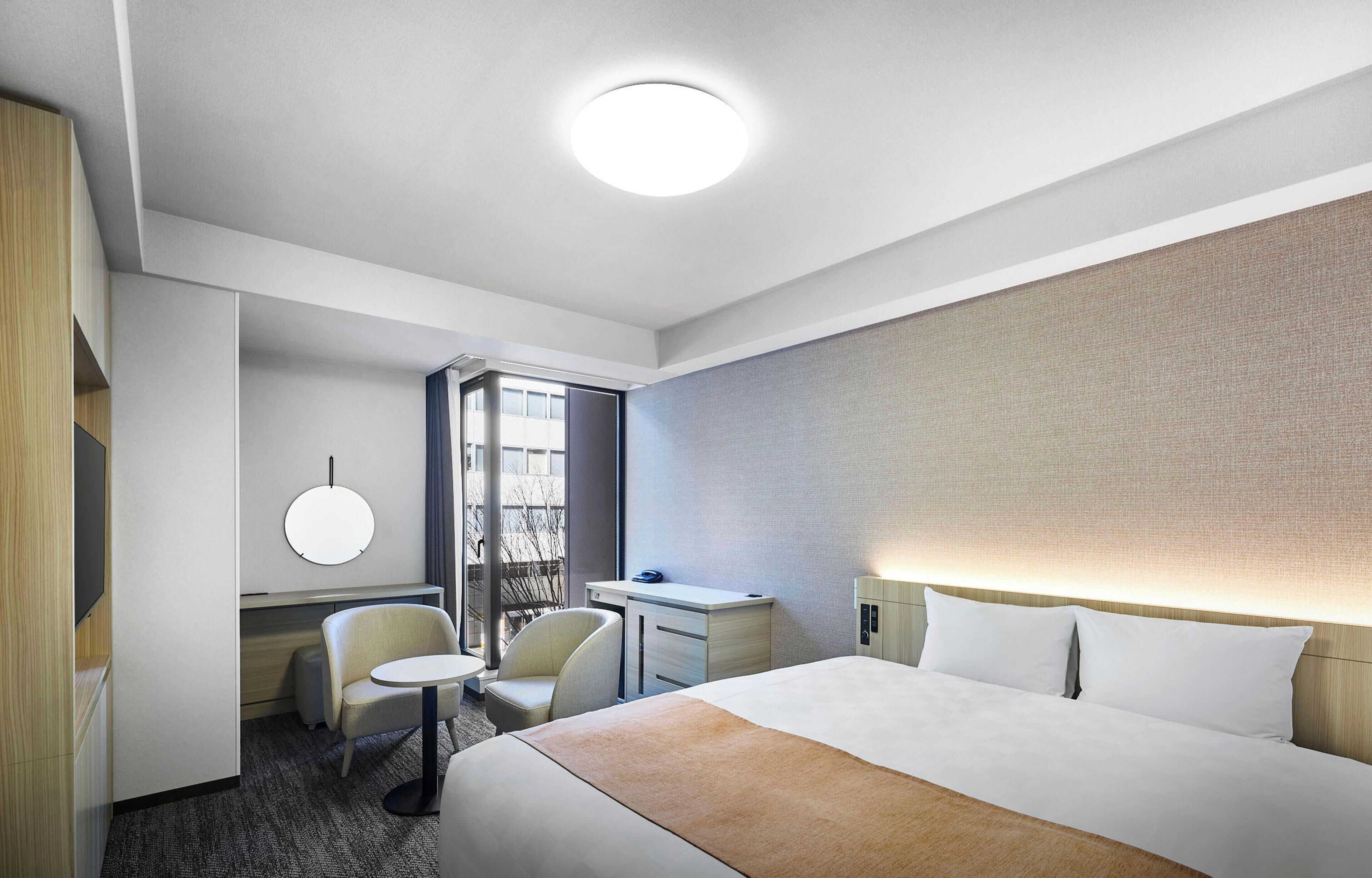 高级双人房, 无烟房 | 熨斗/熨板、免费 WiFi、床单