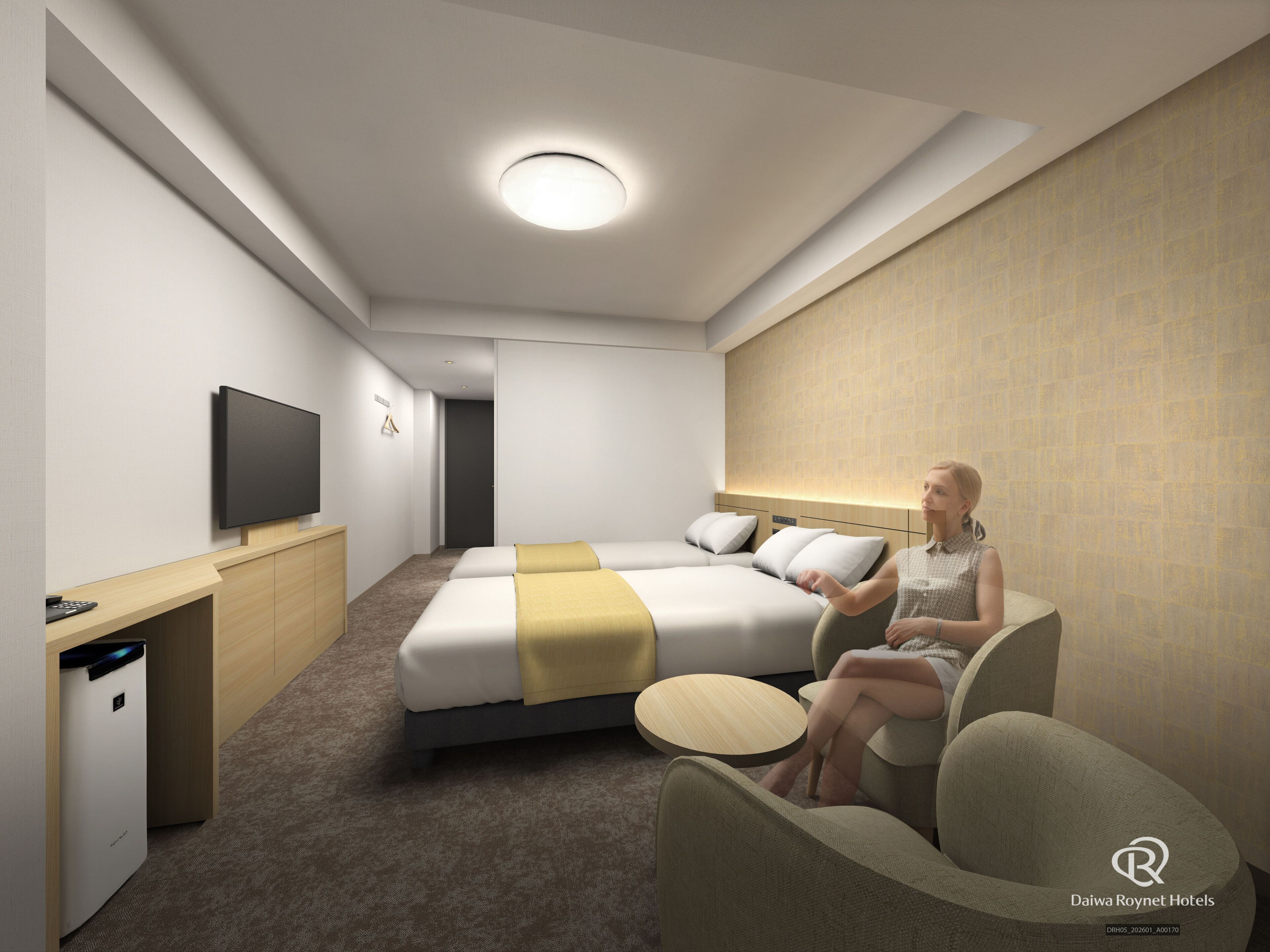 ห้องสแตนดาร์ดทวิน, ปลอดบุหรี่ | เตารีด/โต๊ะรีดผ้า, Wi-Fi ฟรี, ผ้าปูที่นอน