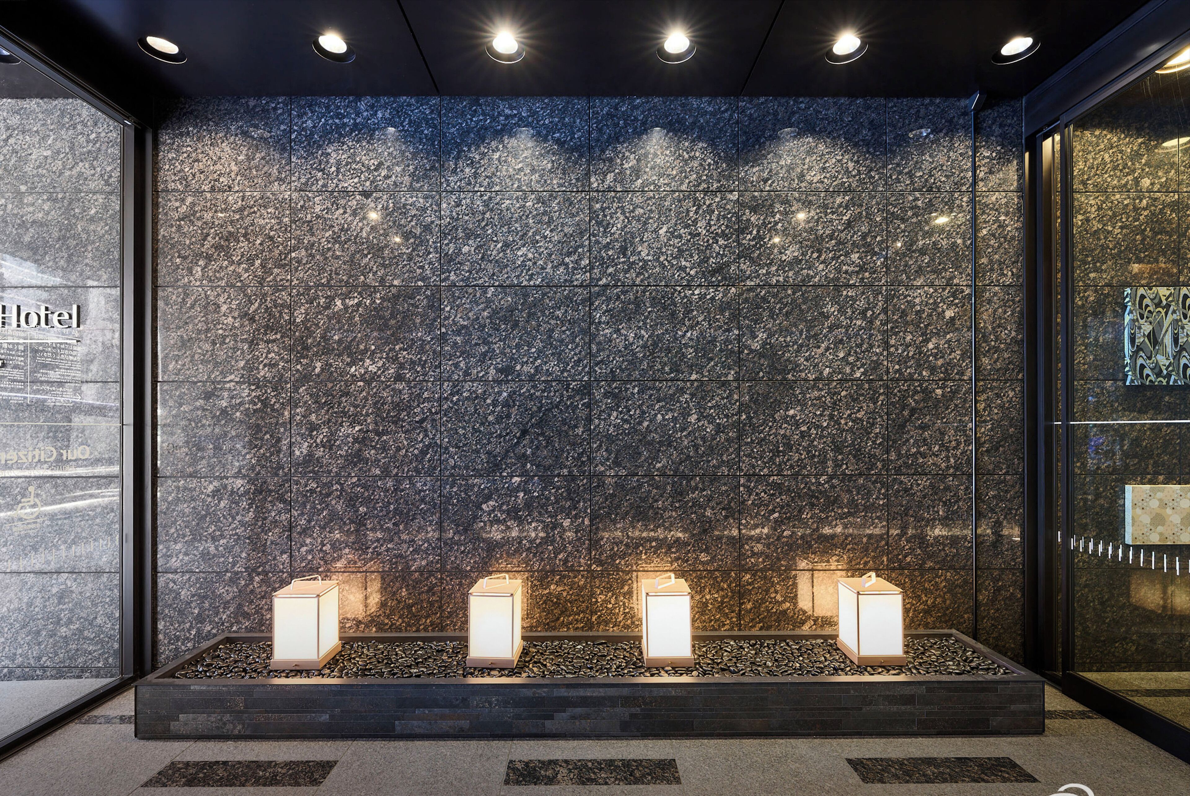 Facciata della struttura