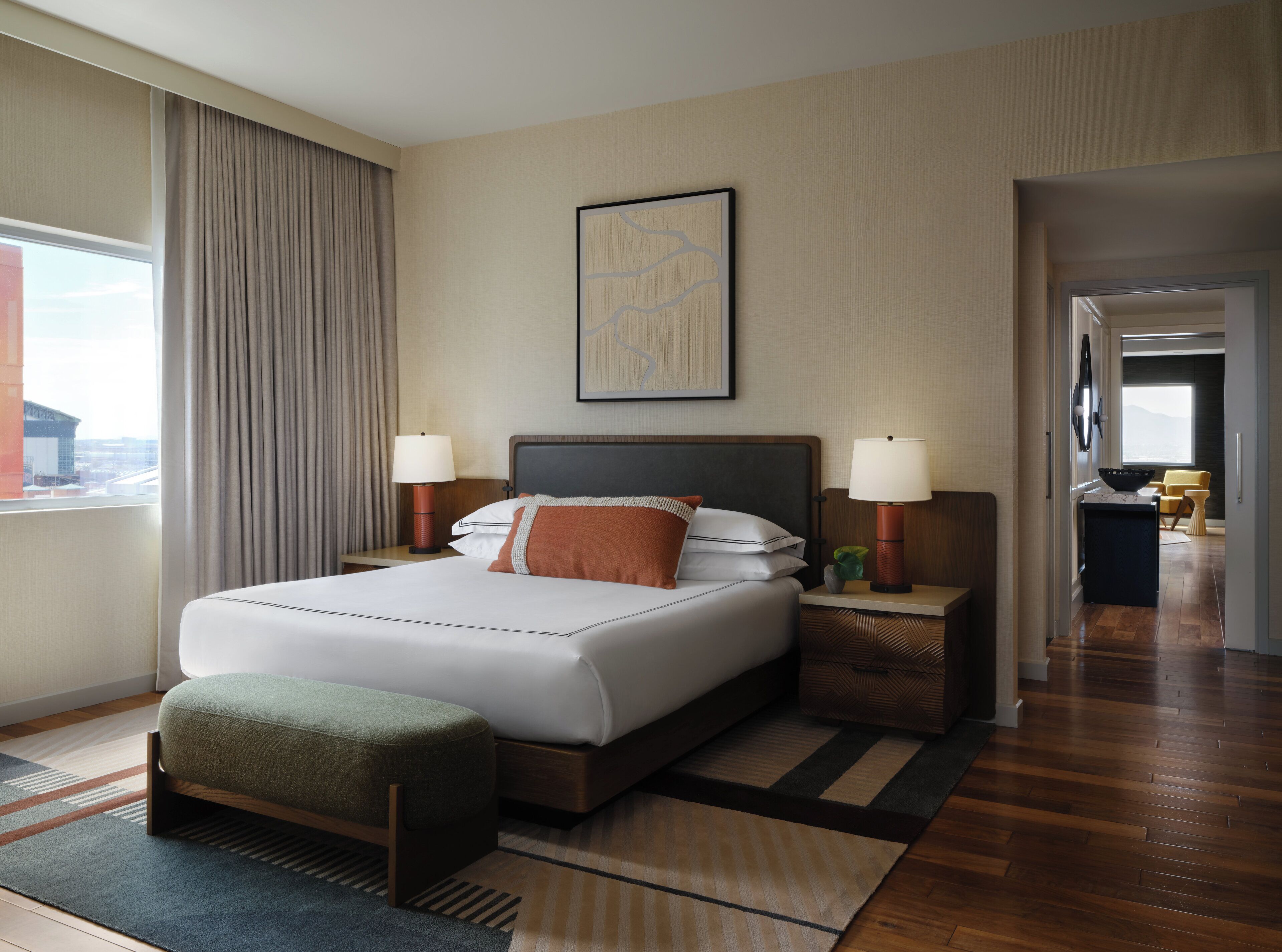 总统套房 | 意大利 Frette 床单、高档床上用品、羽绒被、加厚床垫