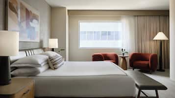 1 bedroom, Frette Italian sheets, premium bedding, down comforters