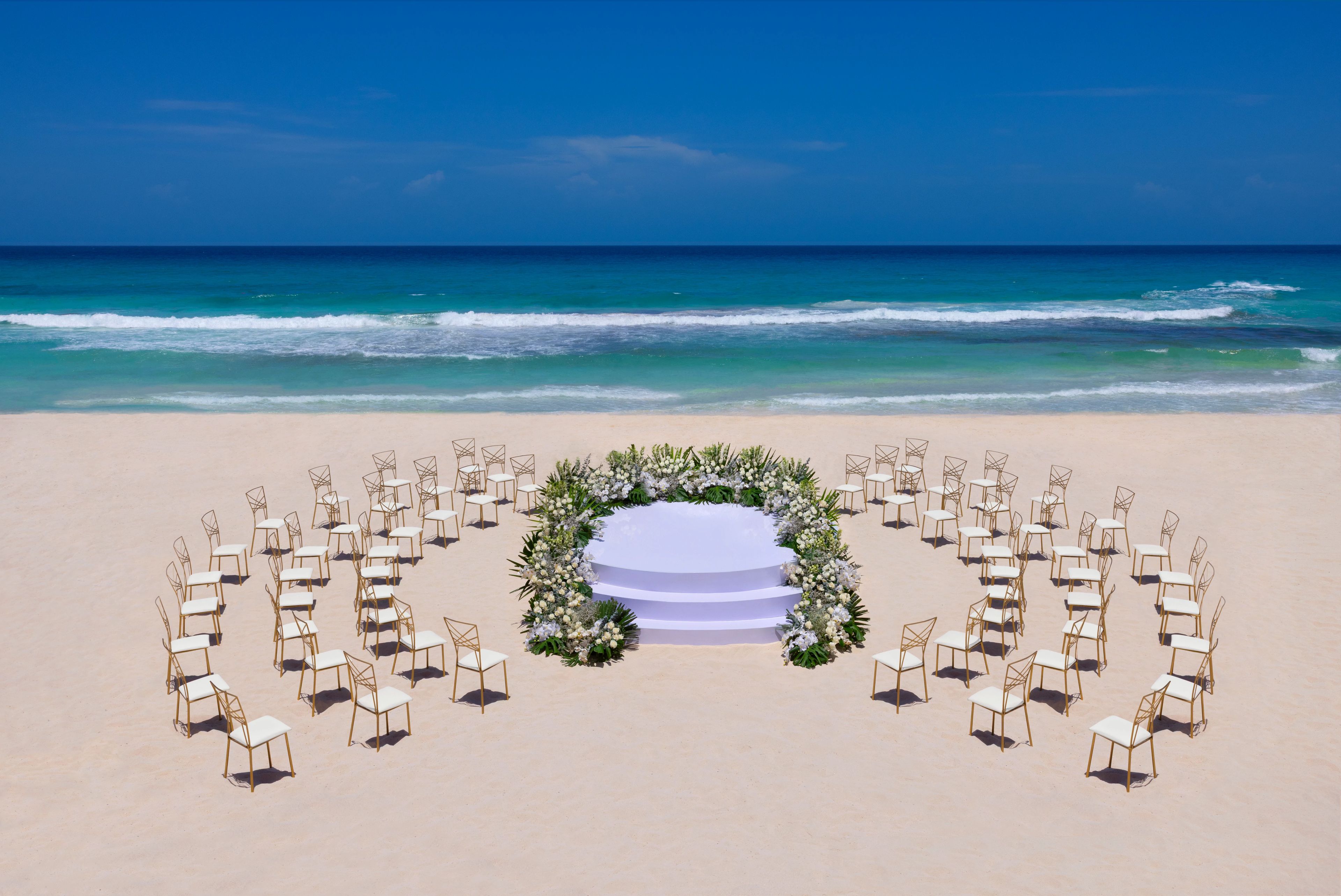 Espace de mariage à l’extérieur