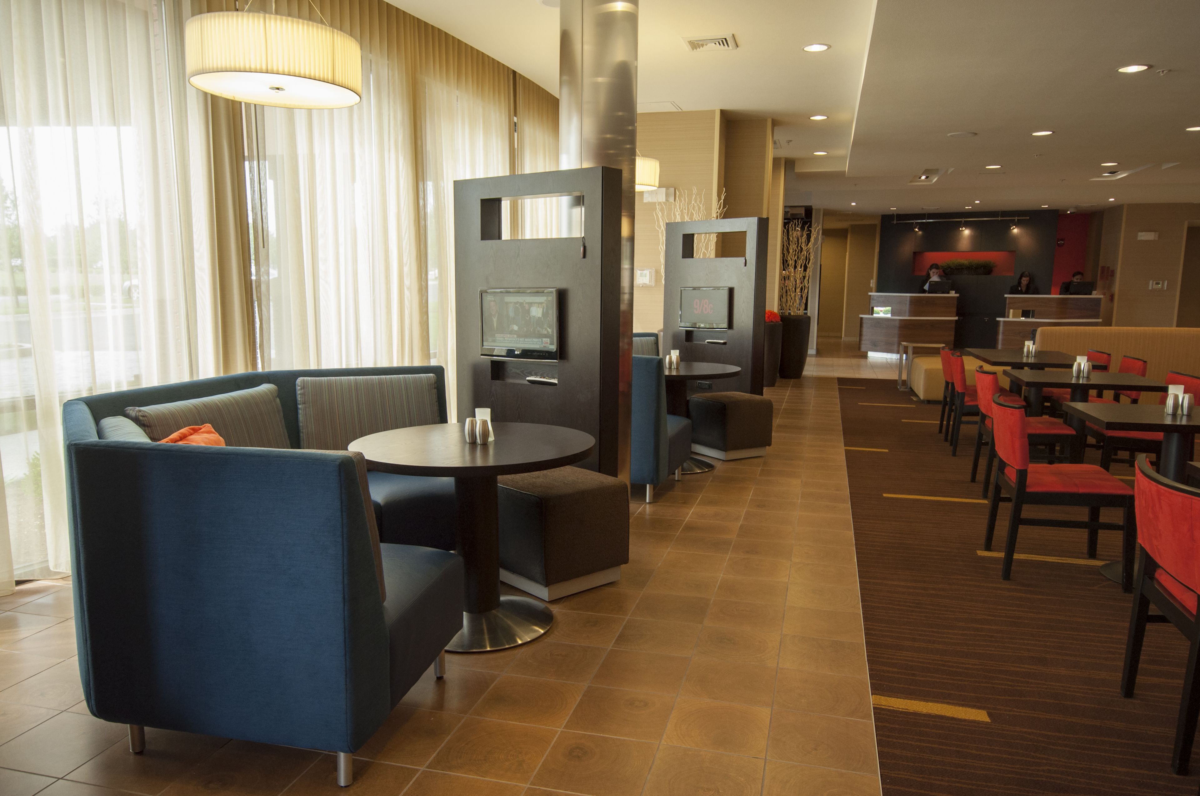 Sitteområde i lobbyen