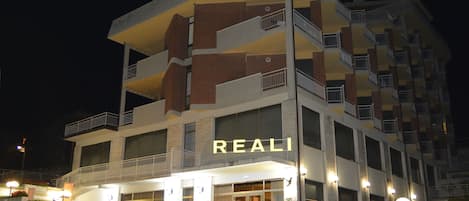 Front of property - evening/night