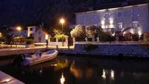 Front of property - evening/night - Palazzo Radomiri (Kotor)