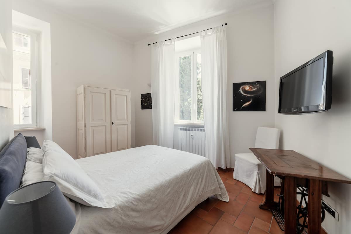 Premium bedding, down duvets, memory-foam beds, individually decorated