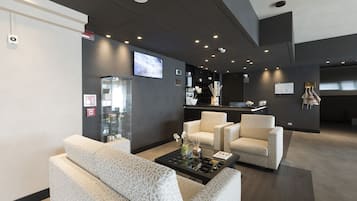 Sitteområde i lobbyen