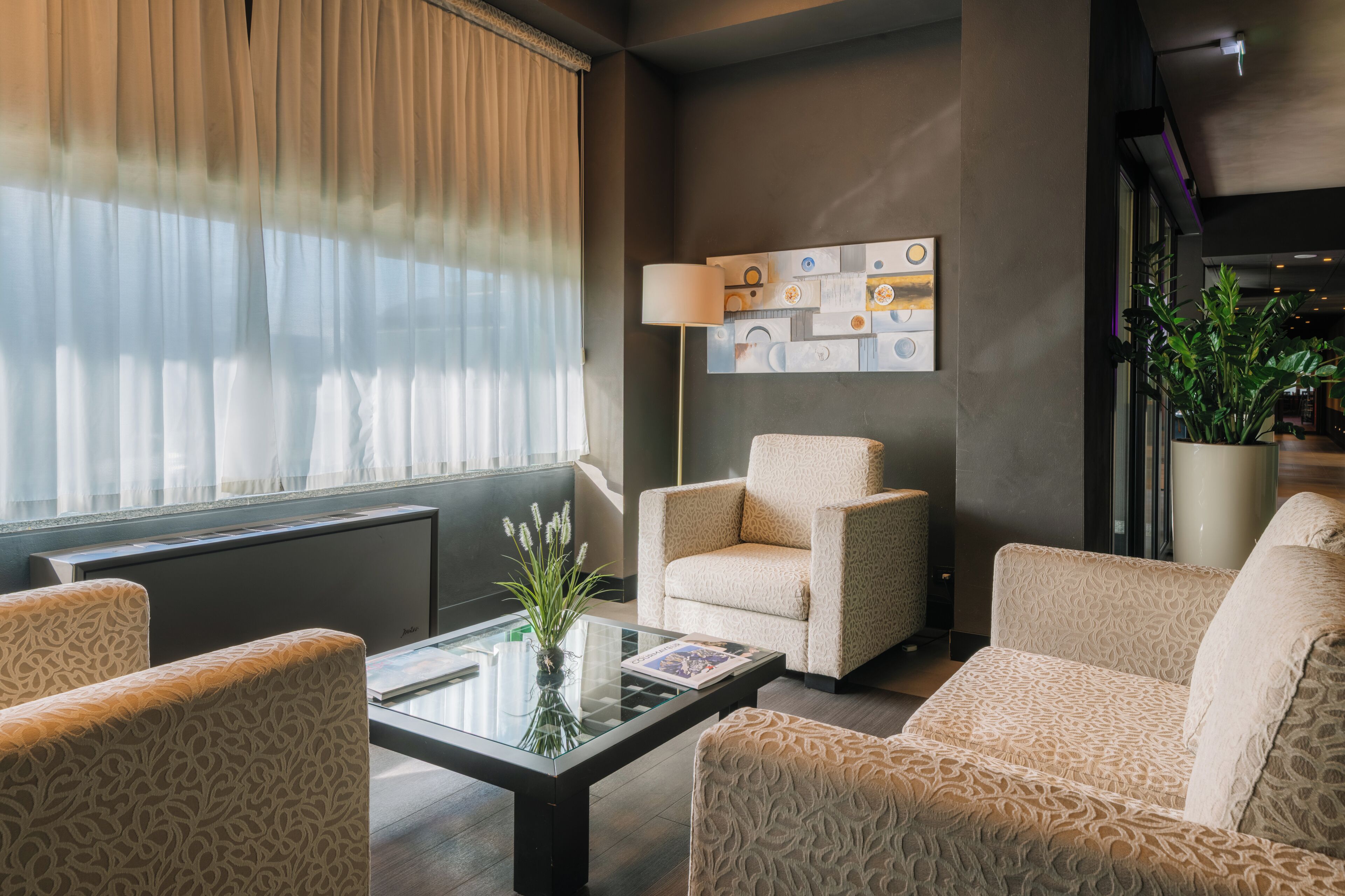 Zona de estar del vestíbulo