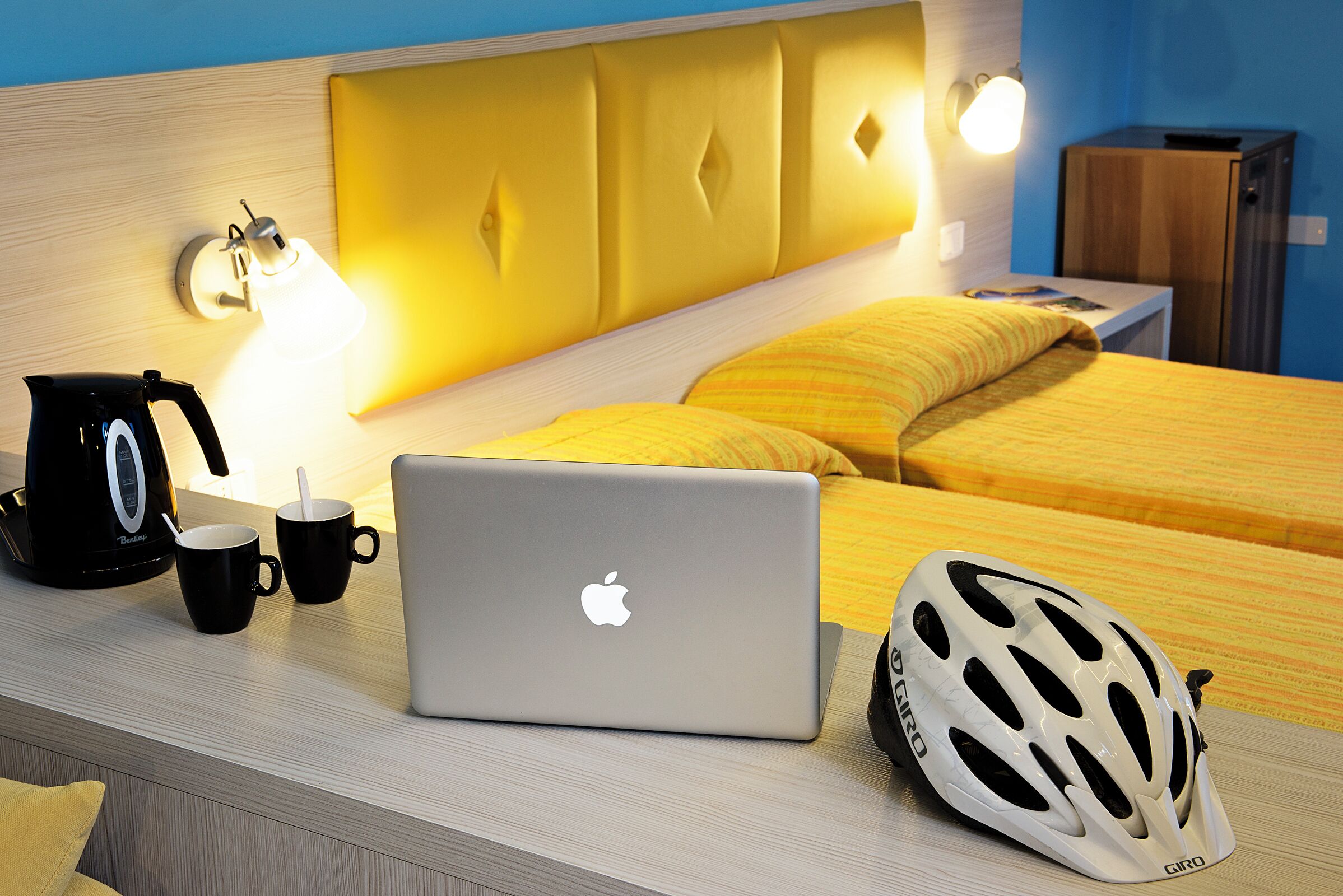 attic twin room with spiral staircase | egyptian cotton sheets, premium bedding, down duvets, memory-foam beds