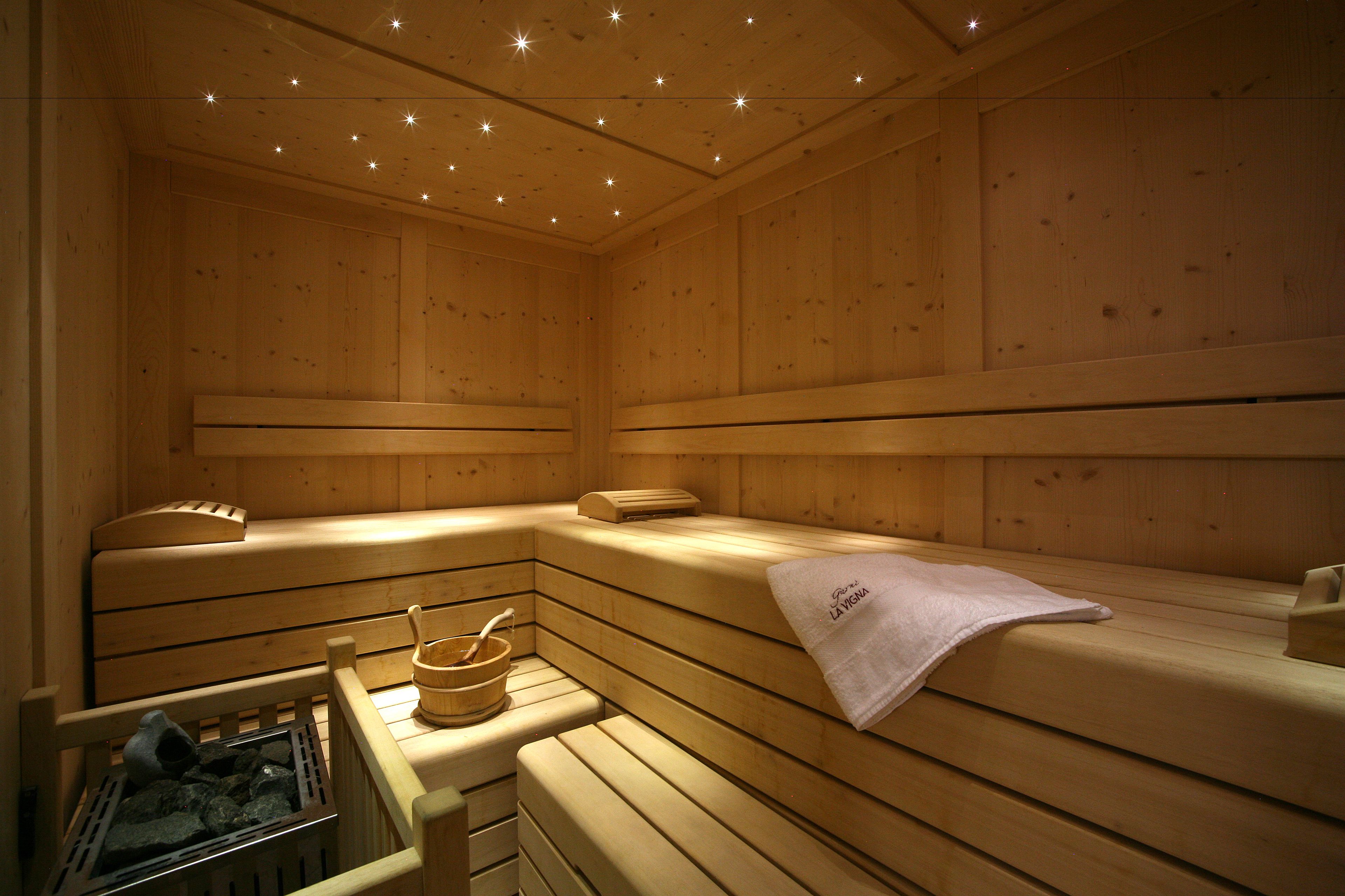 Sauna, hot tub, steam room