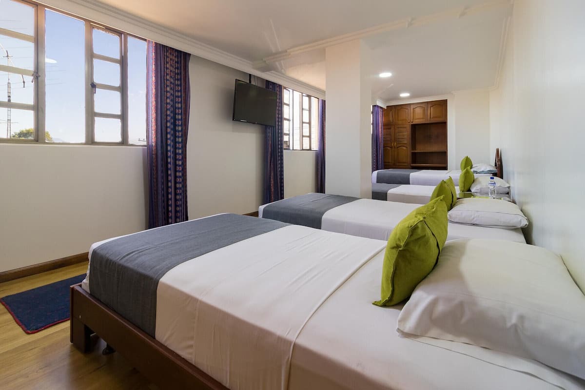 Down duvets, free WiFi, bed sheets, wheelchair access