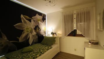 Down duvets, Select Comfort beds, in-room safe, individually decorated