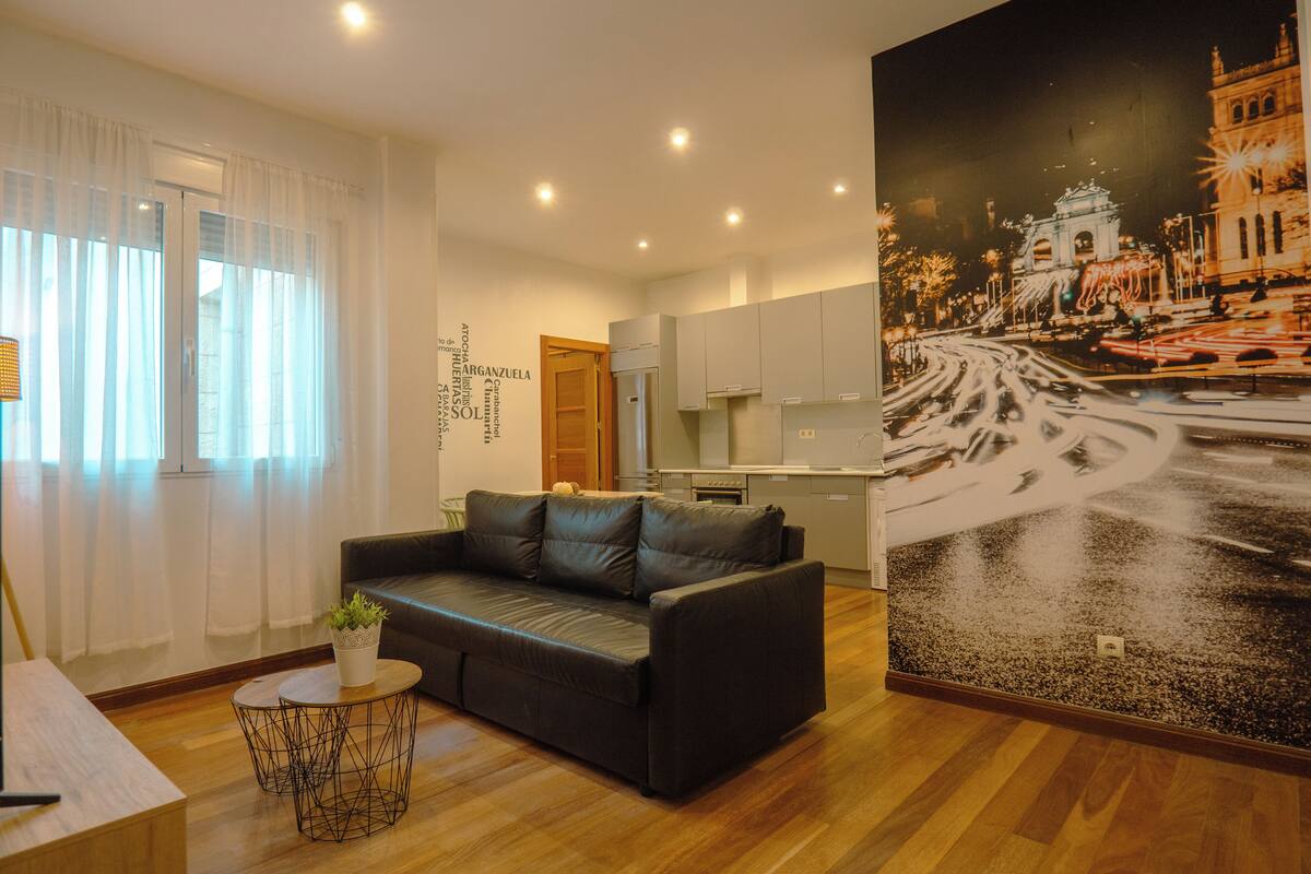 Apartment, 2 Bedrooms (4 pax) | Living area | 47-inch TV with cable channels