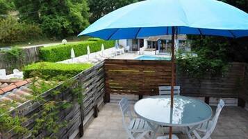 Tweepersoonskamer, terras | Terras