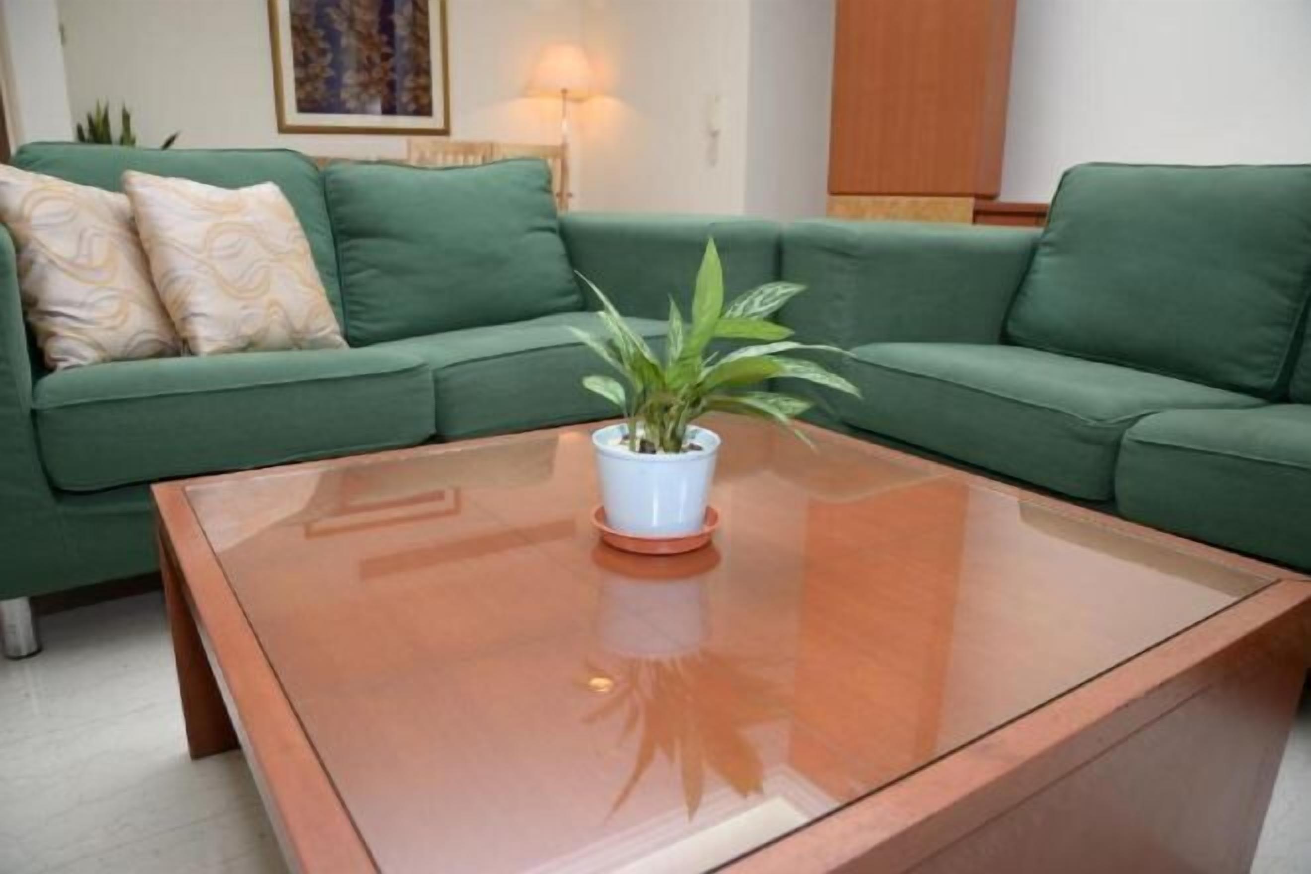 Televisión LCD, chimenea, oficina