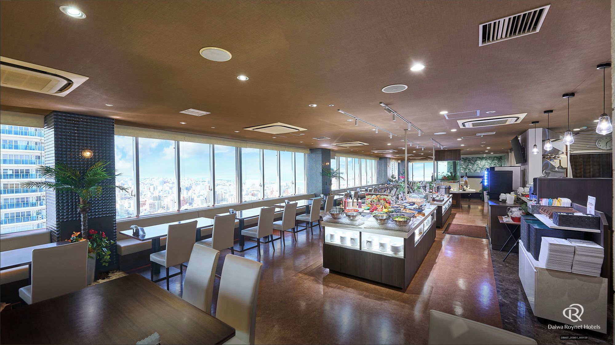 Daily buffet breakfast for a fee