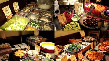 Daily buffet breakfast for a fee