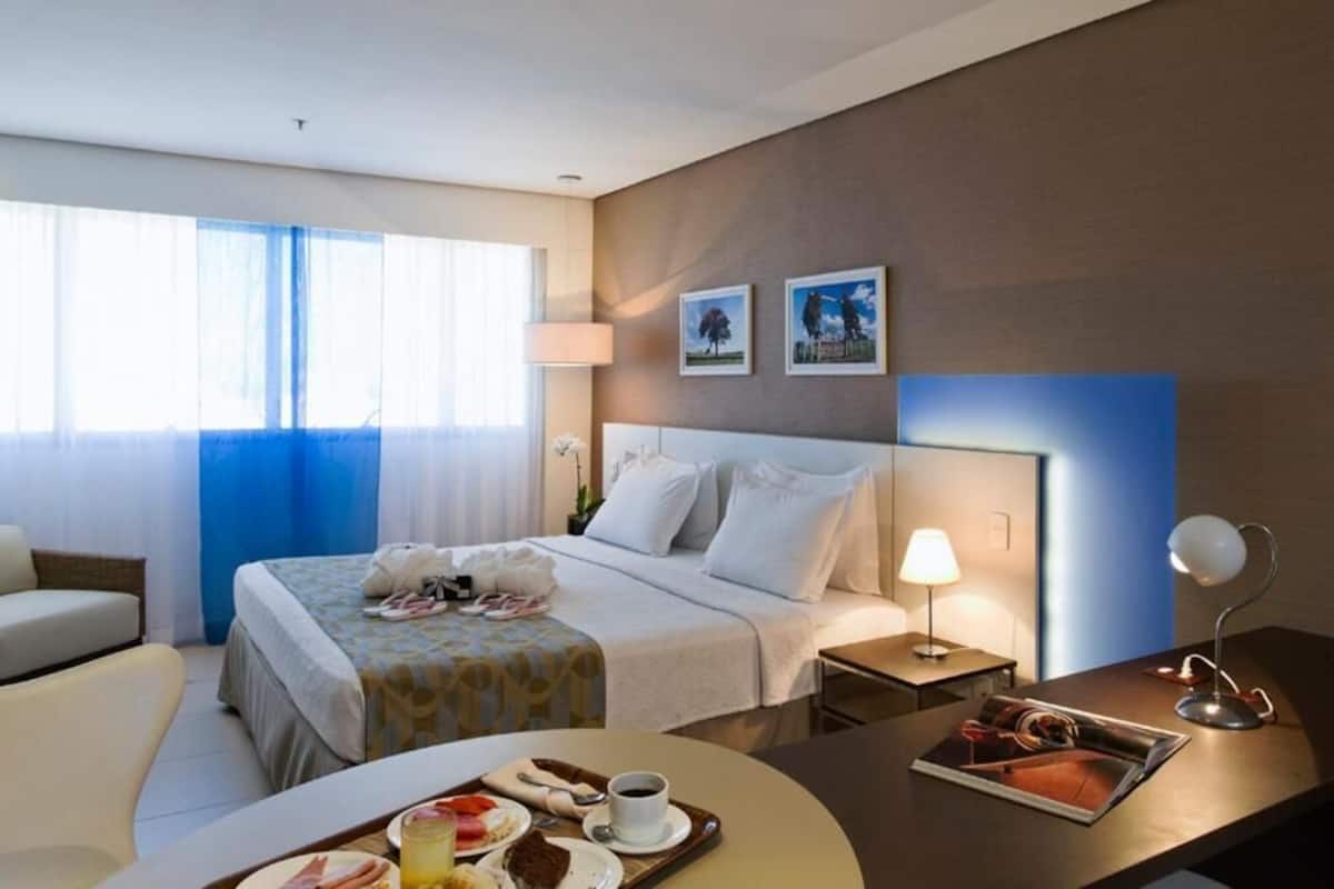 Minibar, in-room safe, blackout curtains, free WiFi