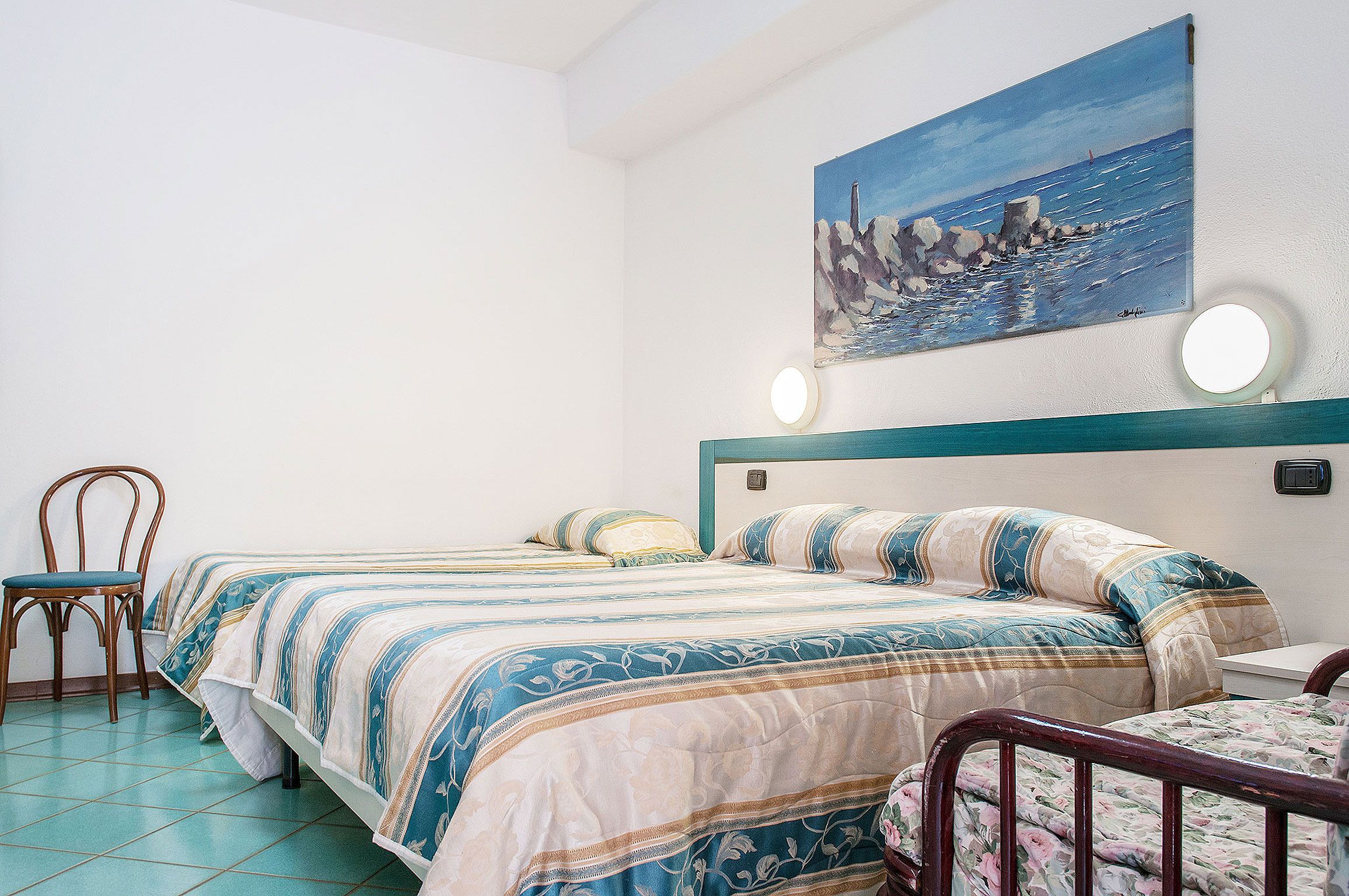 triple room | memory-foam beds, in-room safe, desk, blackout curtains