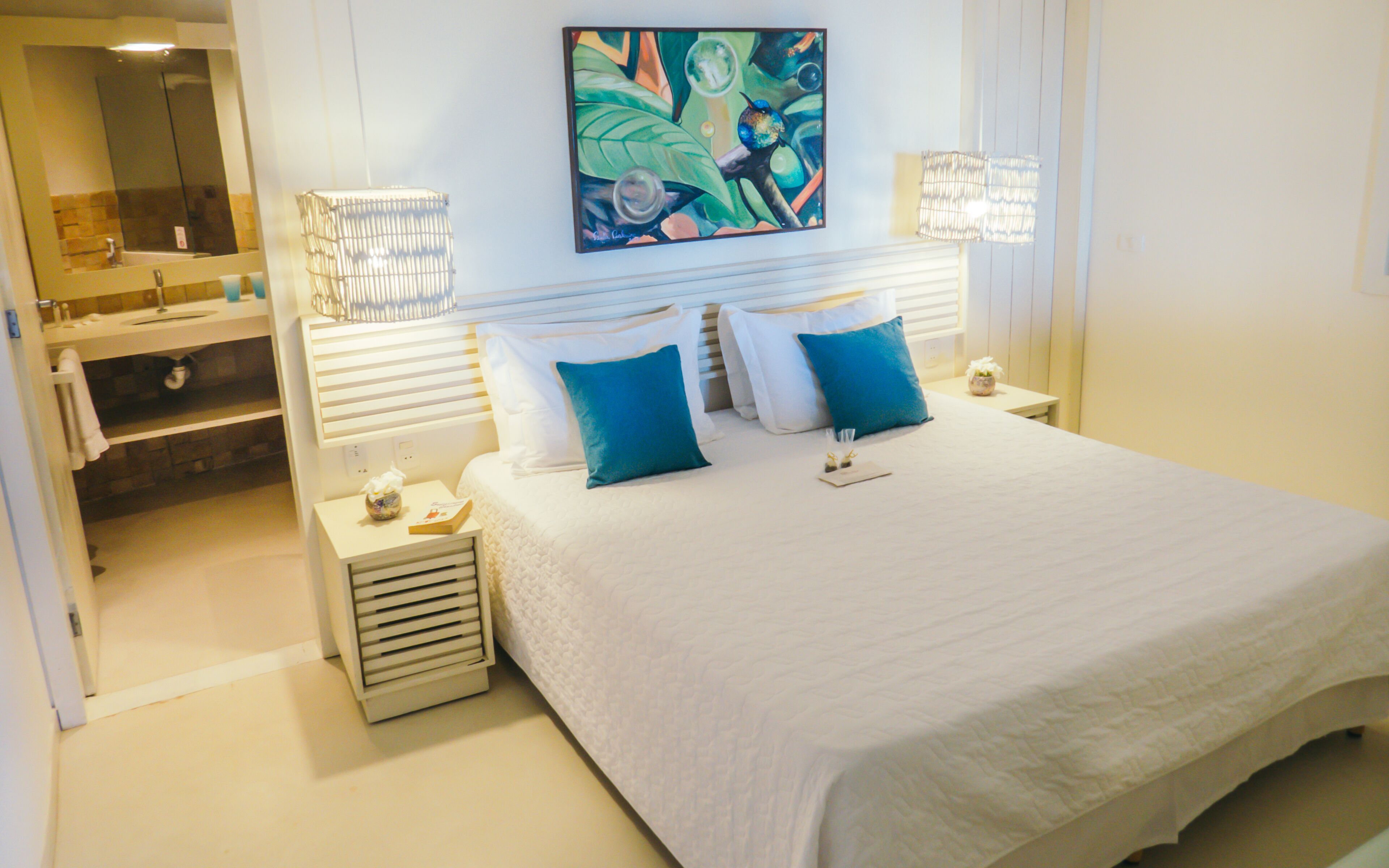 Down comforters, Select Comfort beds, minibar, in-room safe