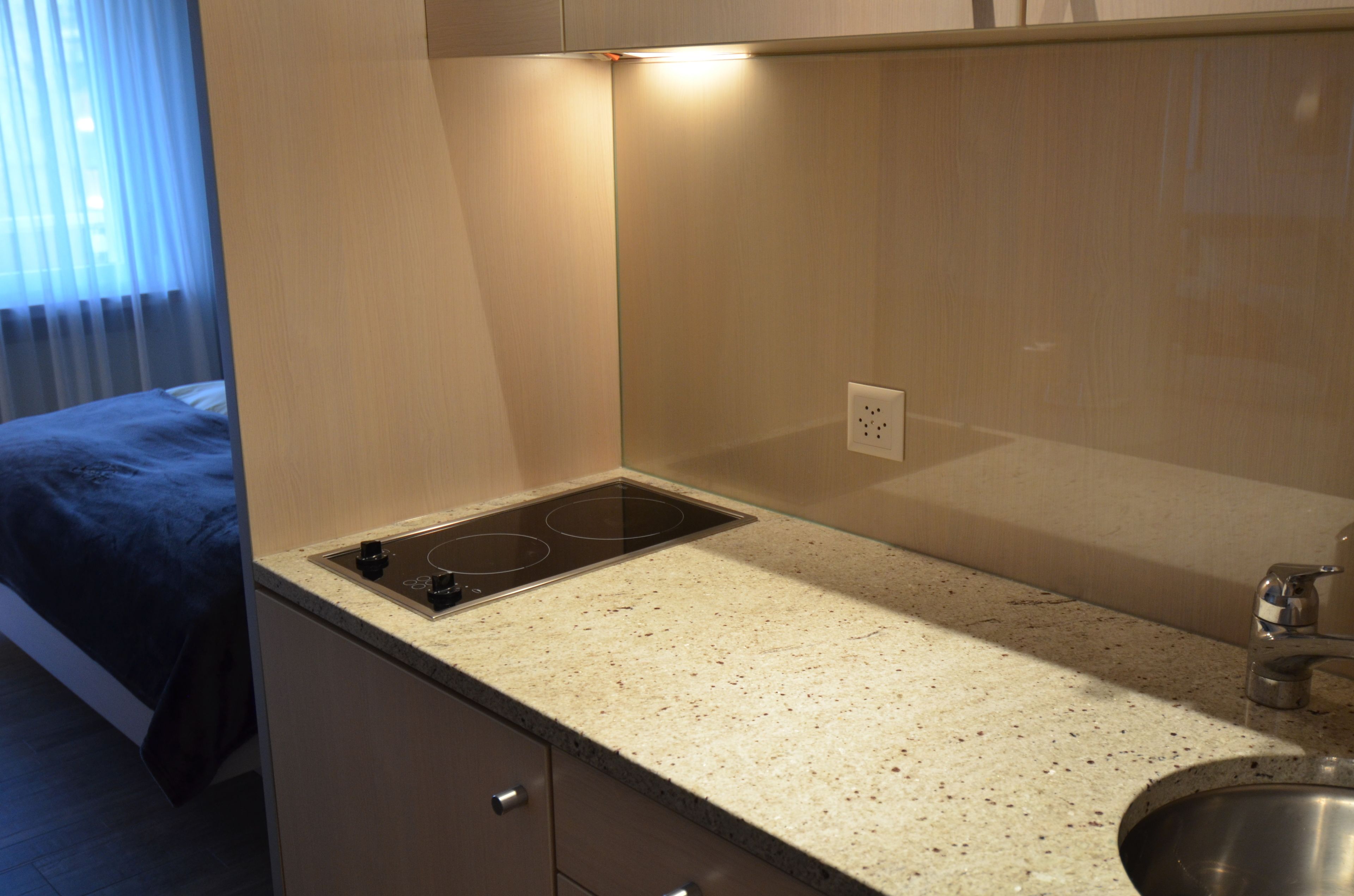 double room with kitchnette, balcony, mountain view (max. 2 persons) | private kitchenette