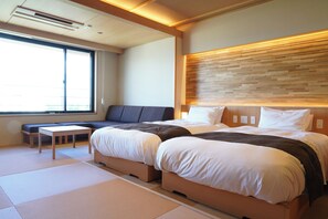 Family Room, Multiple Beds | In-room safe, individually decorated, individually furnished, free WiFi - Dantoukan Kikunoya (Otsu)